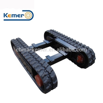 KRT3000 Mini Chassis de trilho de borracha para equipamento de transporte de pequenas cargas