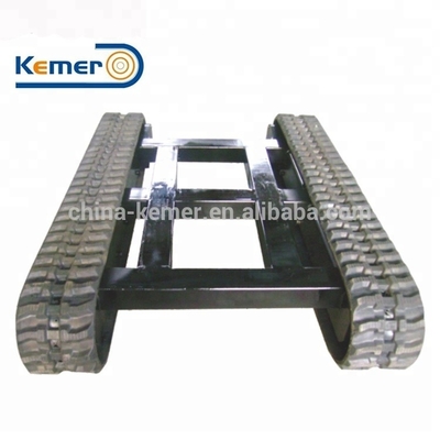 KRT3000 Mini Chassis de trilho de borracha para equipamento de transporte de pequenas cargas