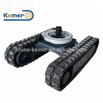 KRT3000 Mini Chassis de trilho de borracha para equipamento de transporte de pequenas cargas