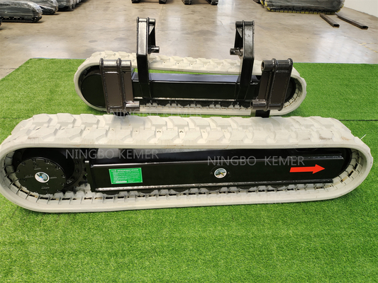 Chassis de pista de borracha para carregamento de equipamento de transporte de energia