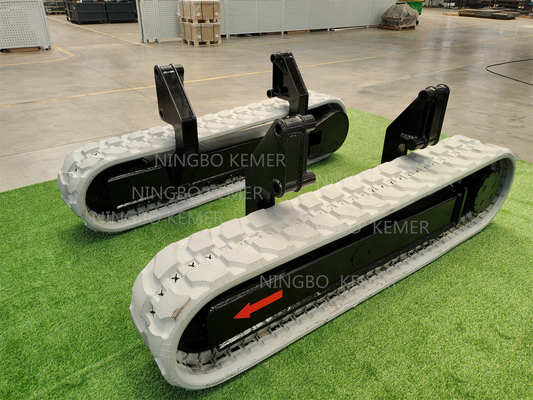 Chassis de pista de borracha para carregamento de equipamento de transporte de energia
