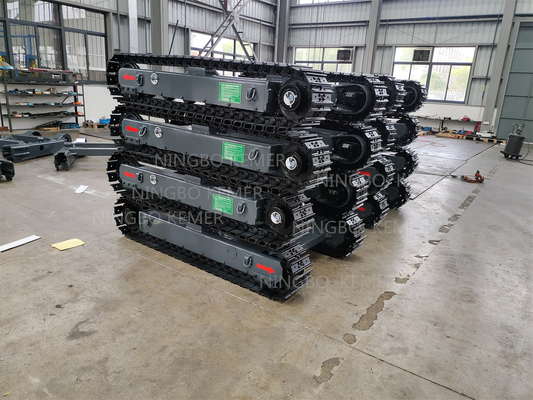Motor Power Steel Track Undercarriage para máquina de dobra de tubos e plataforma de perfuração