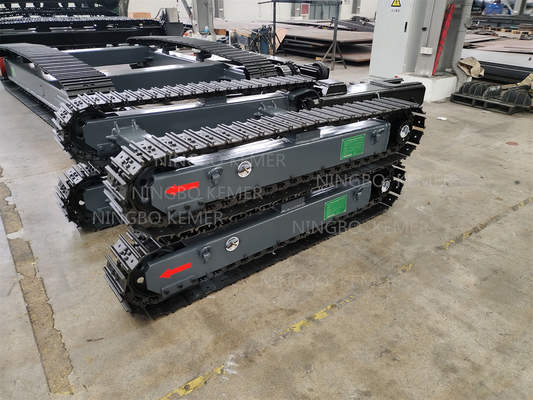 Motor Power Steel Track Undercarriage para máquina de dobra de tubos e plataforma de perfuração