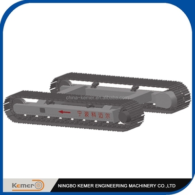 Motor de viagem e caixa de engrenagens motorizadas Chassis de pista de 12 toneladas para manuseio de materiais resistentes