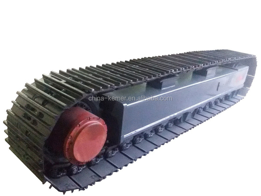 Capacidade de carga de 40 toneladas Chassis de trilho personalizado para preto ou por sua necessidade